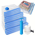 Silmagui Space™ | Kit Premium de 12 Bolsas al Vacío con Bomba Eléctrica y Manual